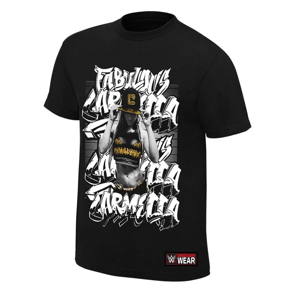 Carmella Tee Shirt Fabulous WWE Authentic size XL NEW IN BAG
